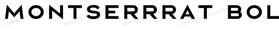 montserrrat bold字体转换